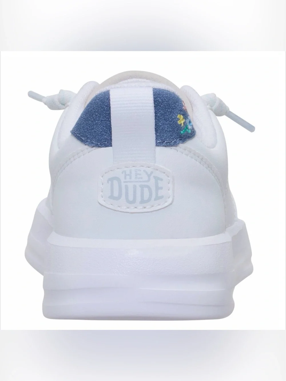 Hey Dude Girls Youth Karina Duo Y Classic White Athletic Shoes !!(2)